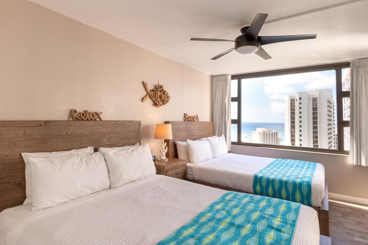 Deluxe 32nd Floor Condo - Gorgeous Ocean Views, Free Wifi&Parking! Honolulu Buitenkant foto